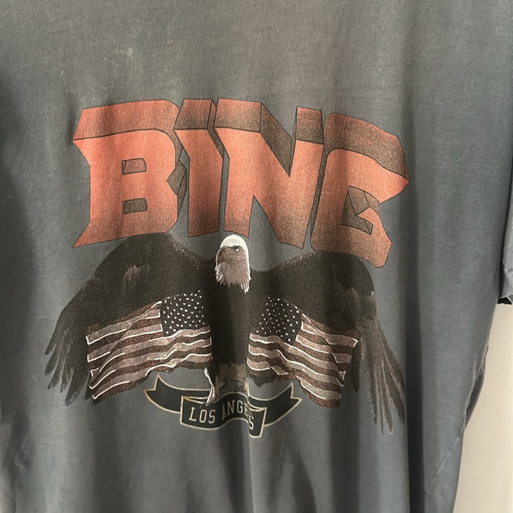 Anine Bing Vintage Bing Cotton-Jersey T-Shirt - Picture 3 of 10